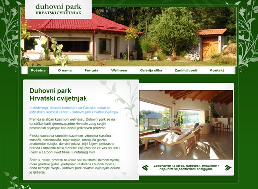 Hrvatski Cvijetnjak - Duhovni park Hrvatski cvijetnjak