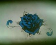 Full Moon - Blue Rose